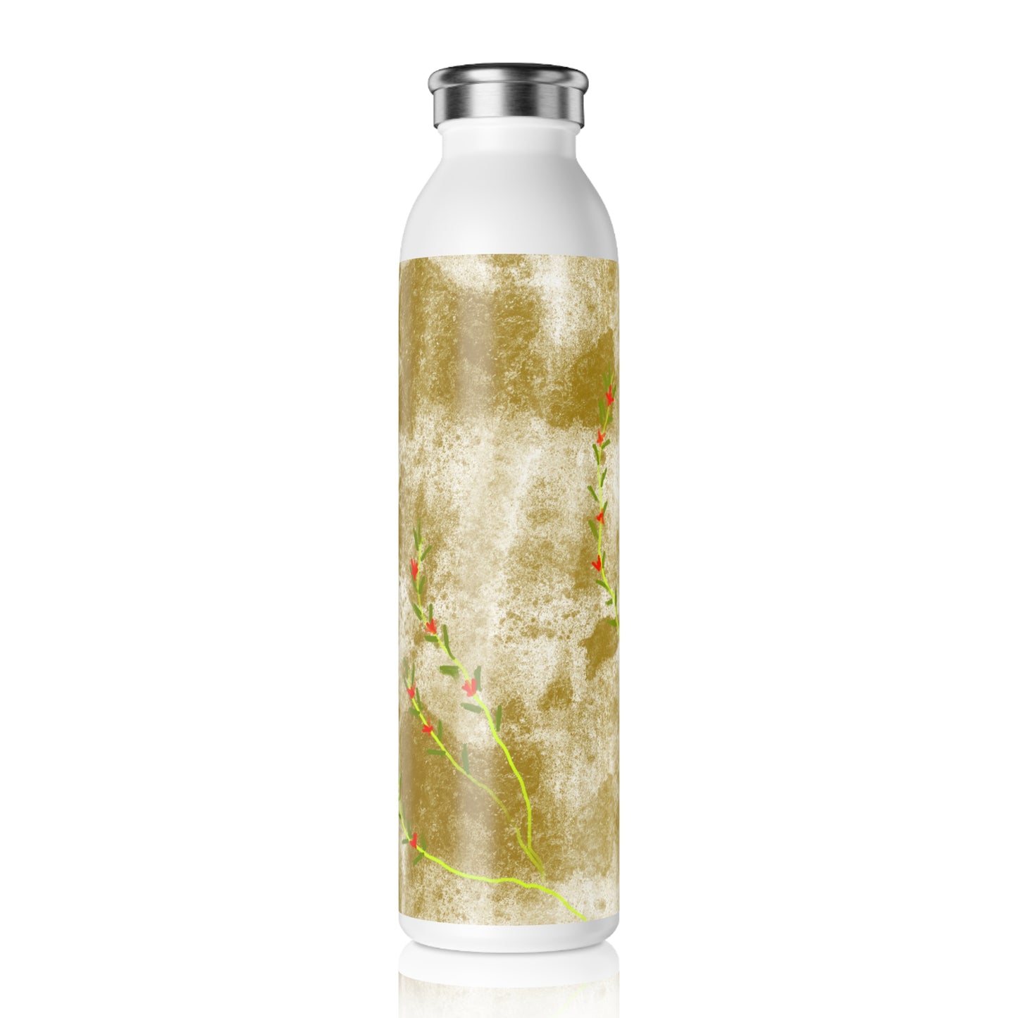 "Even in Decay, There is Life' Slim Water Bottle