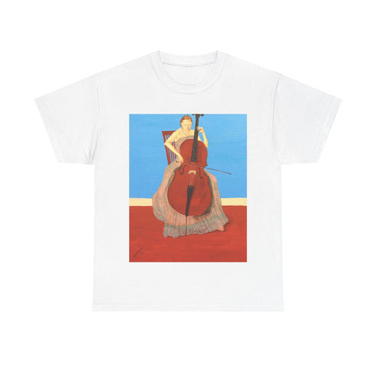 The Cellist Unisex Heavy Cotton Tee