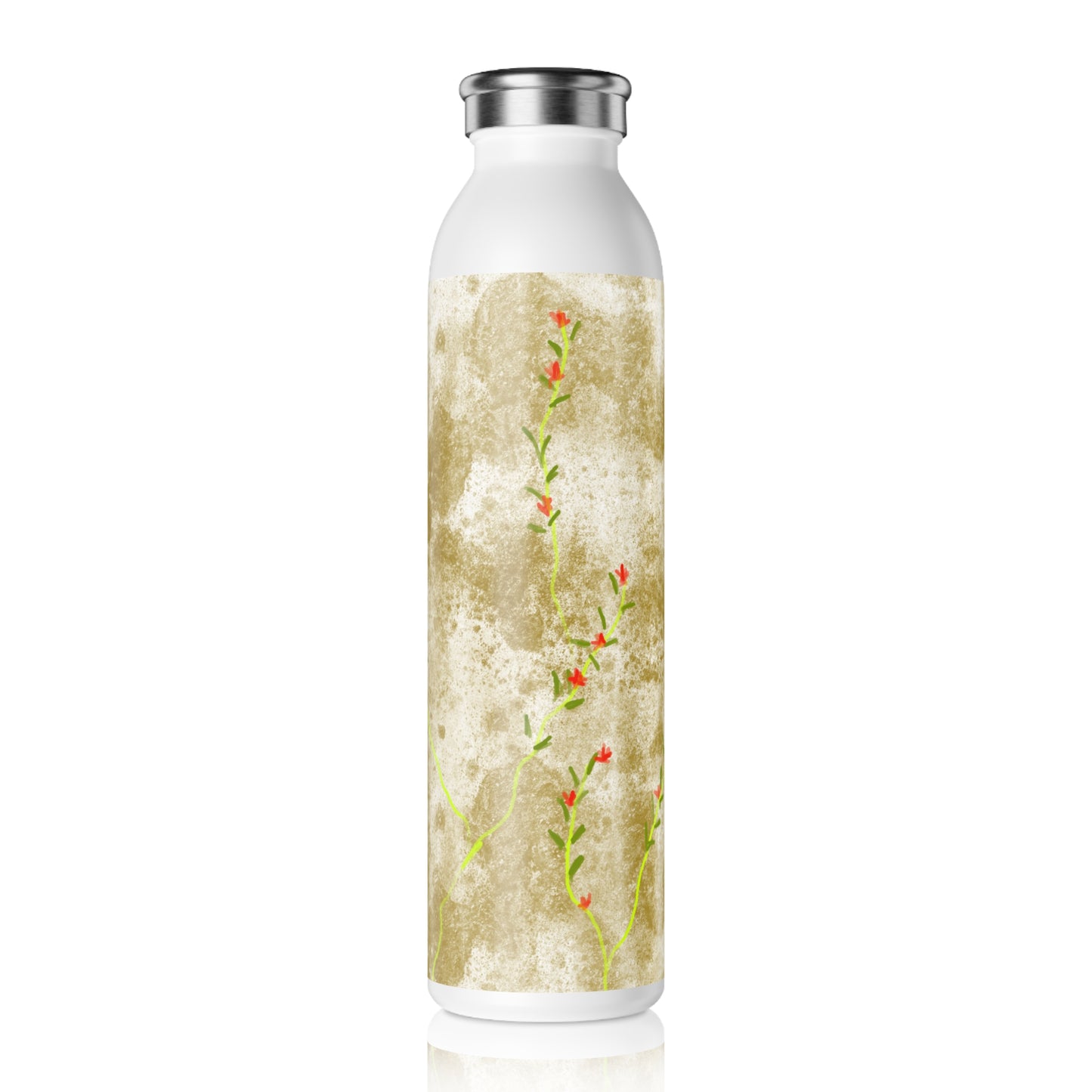 "Even in Decay, There is Life' Slim Water Bottle