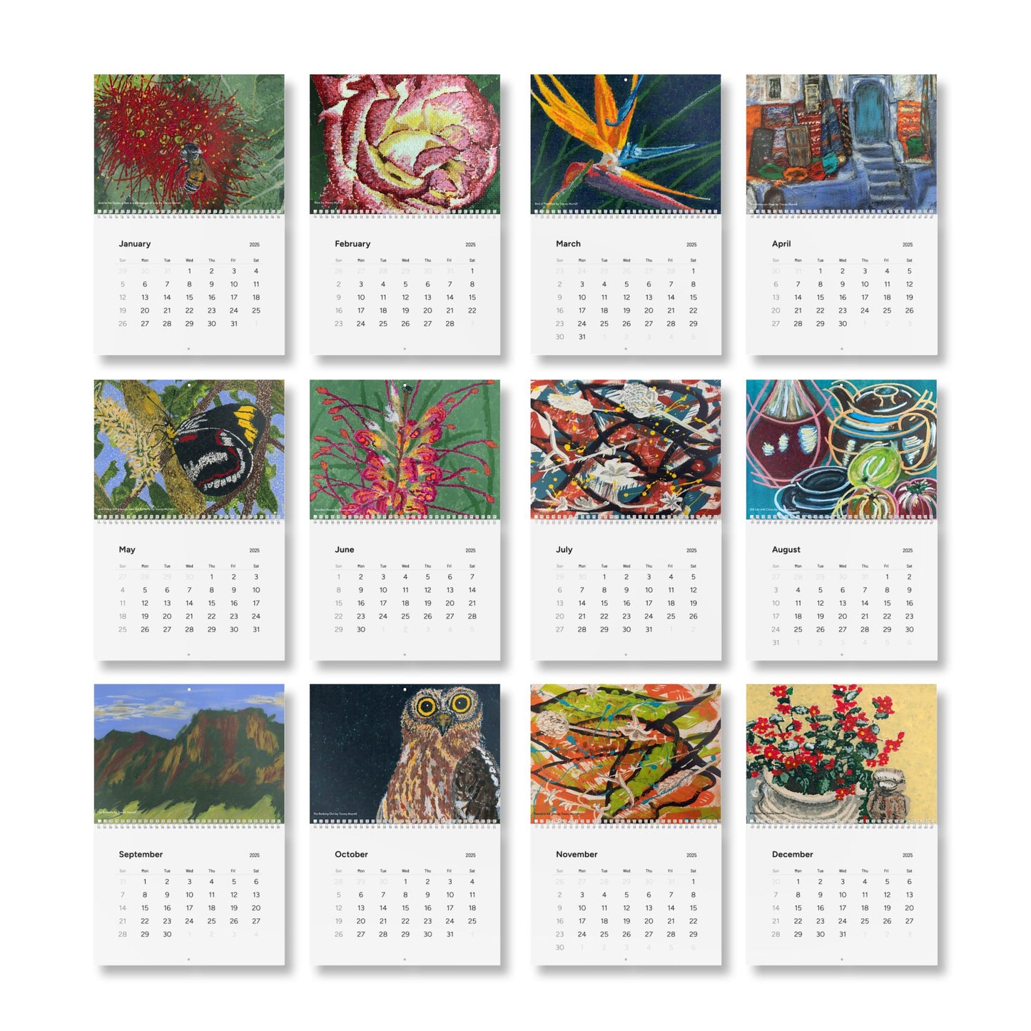Tracey's Standard Wall Calendar (2025)