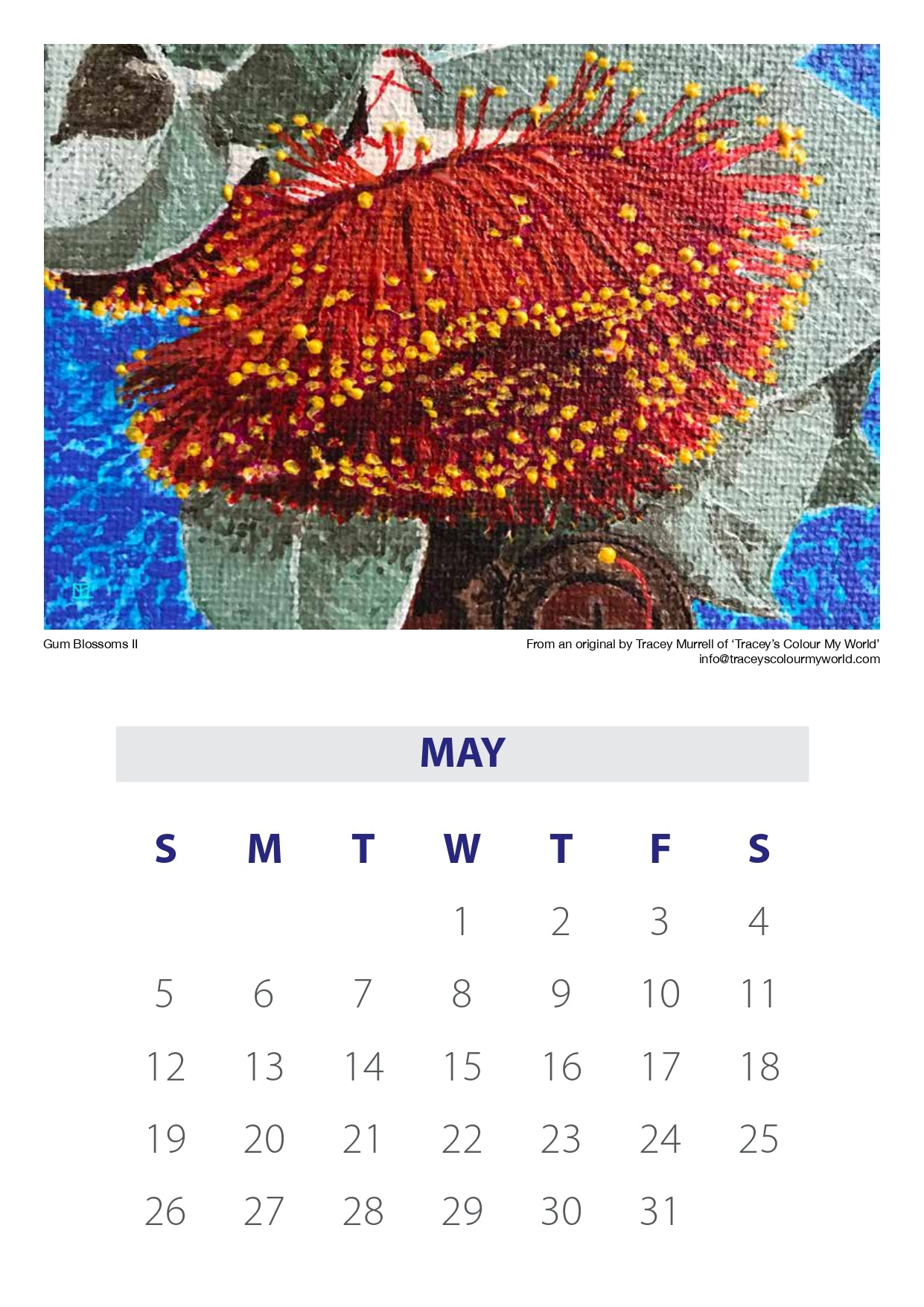 Tracey's 2024 Calendar