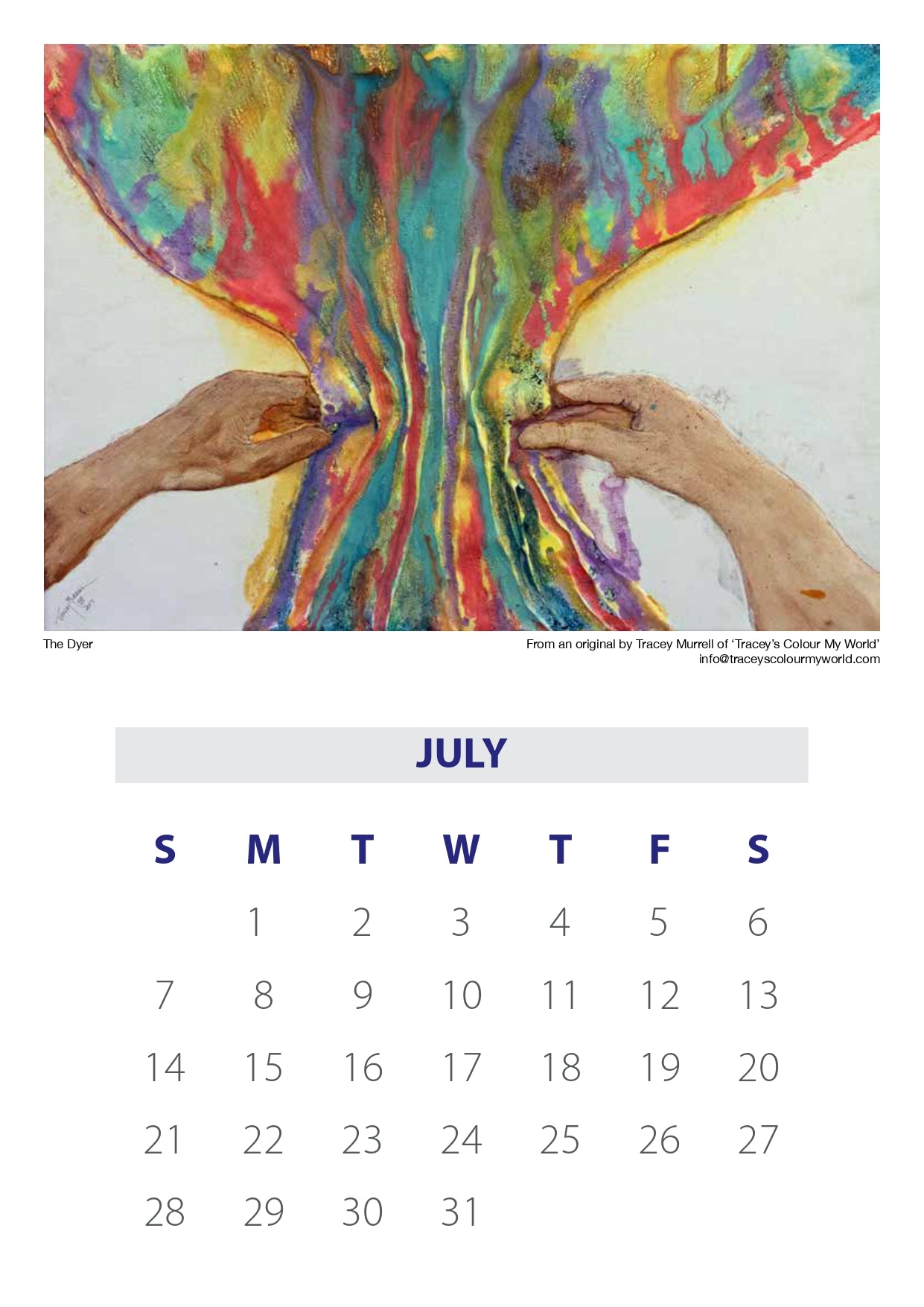 Tracey's 2024 Calendar