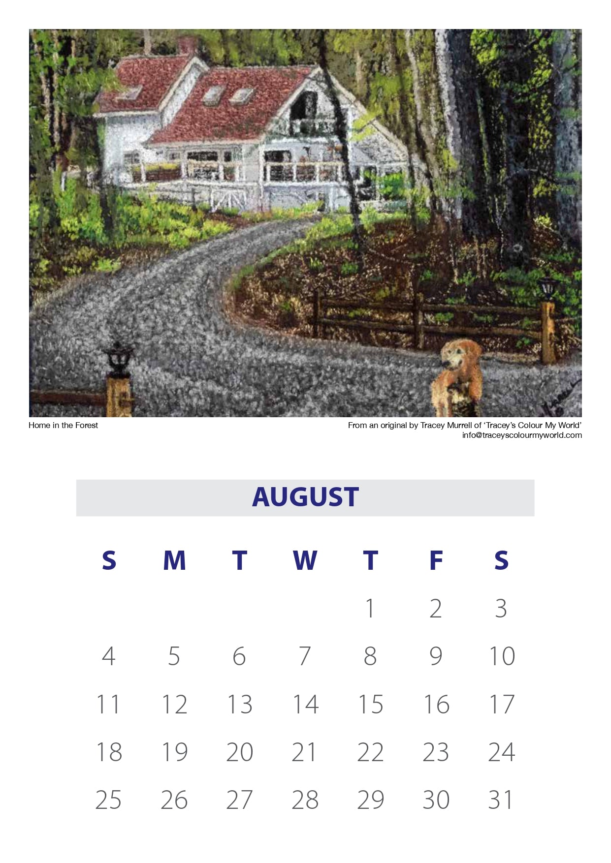 Tracey's 2024 Calendar