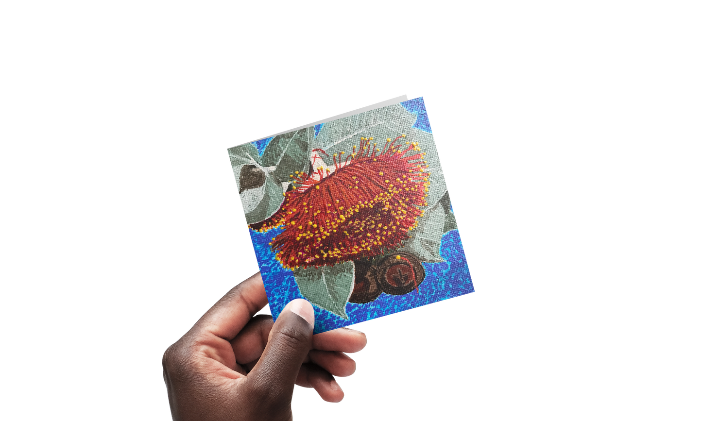 Gum Blossom Flower Card