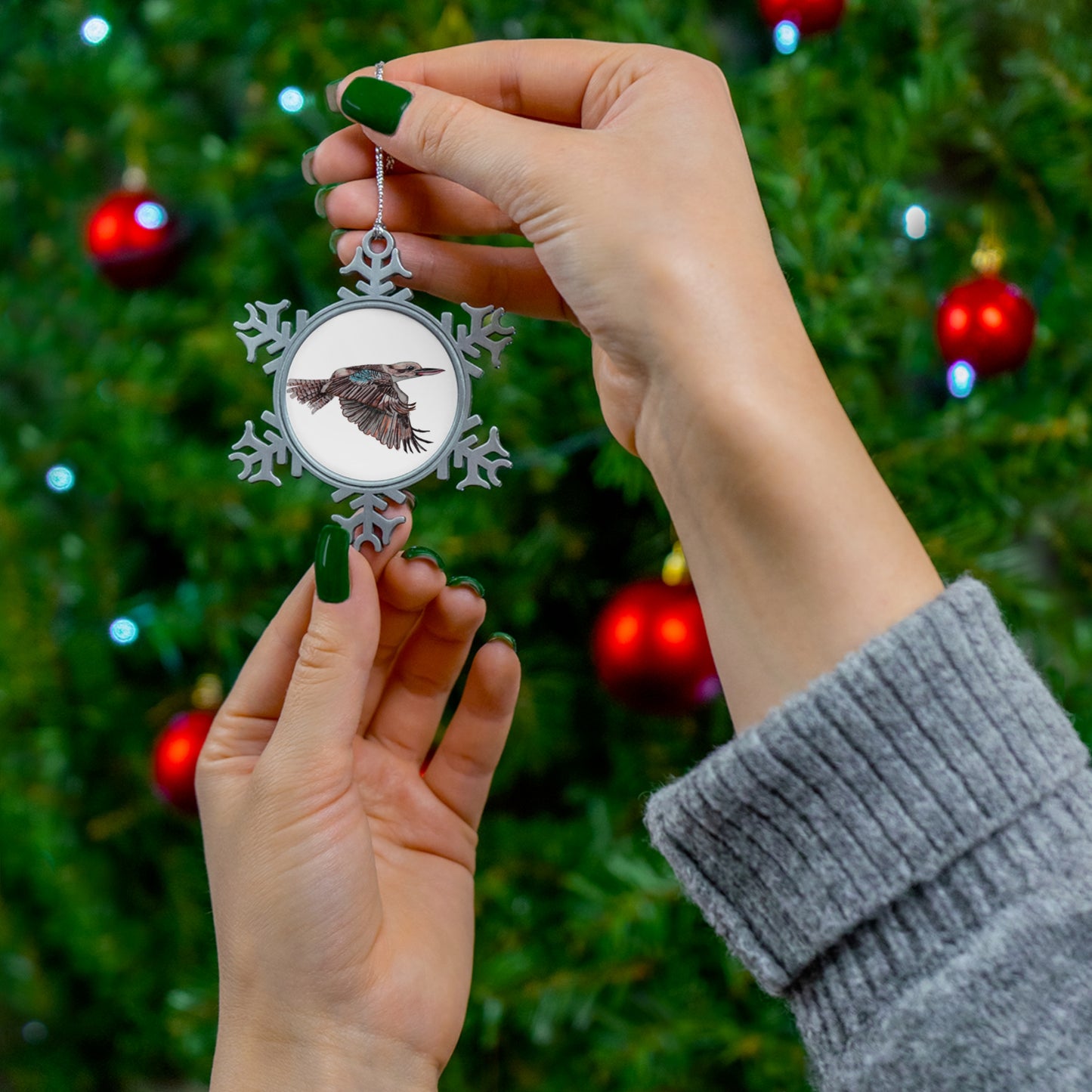 Kookaburra Snowflake Ornament