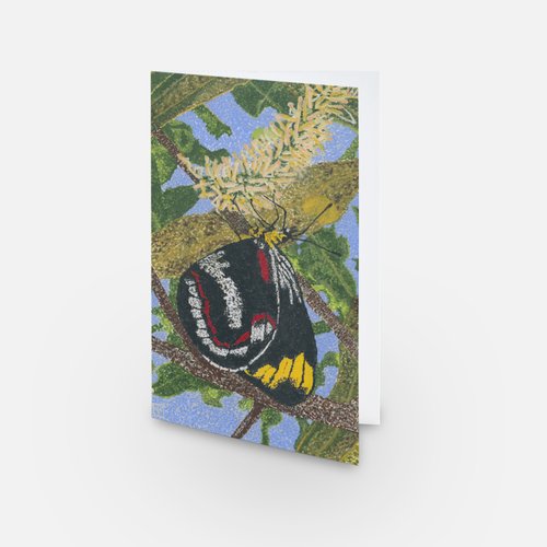 "Just Living Isn't Enough", Said The Butterfly Card
