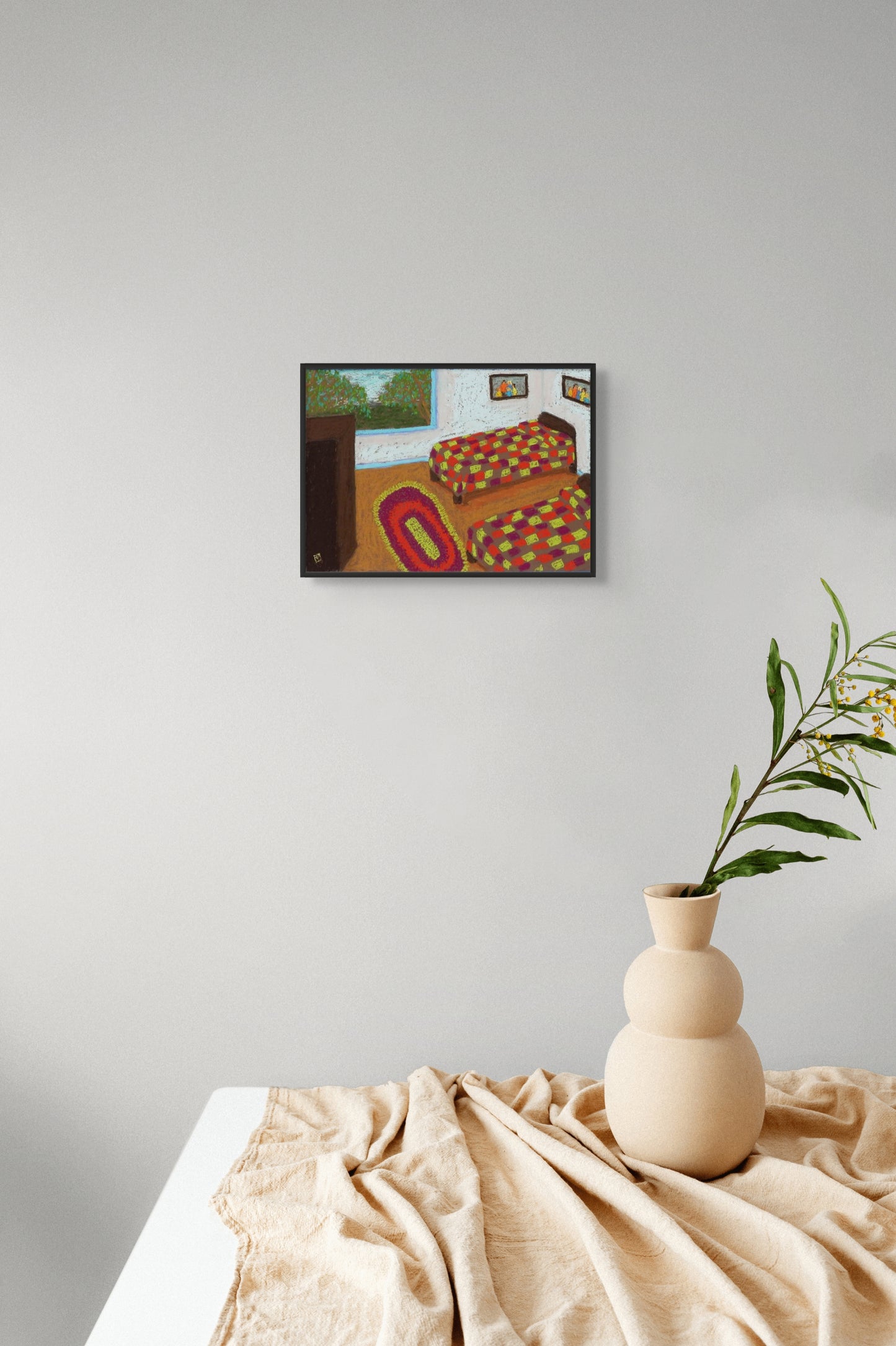 Twin Beds (Print)
