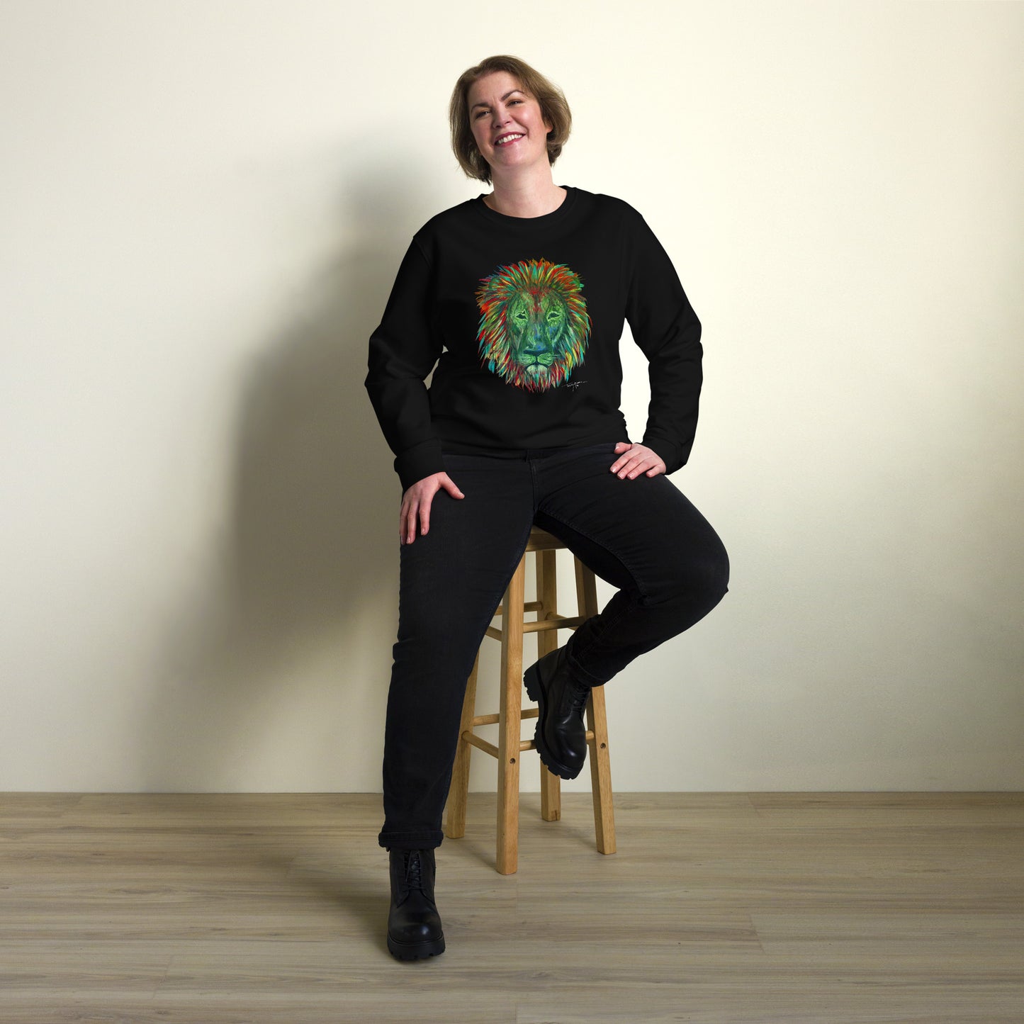 Lion Unisex Organic Sweatshirt