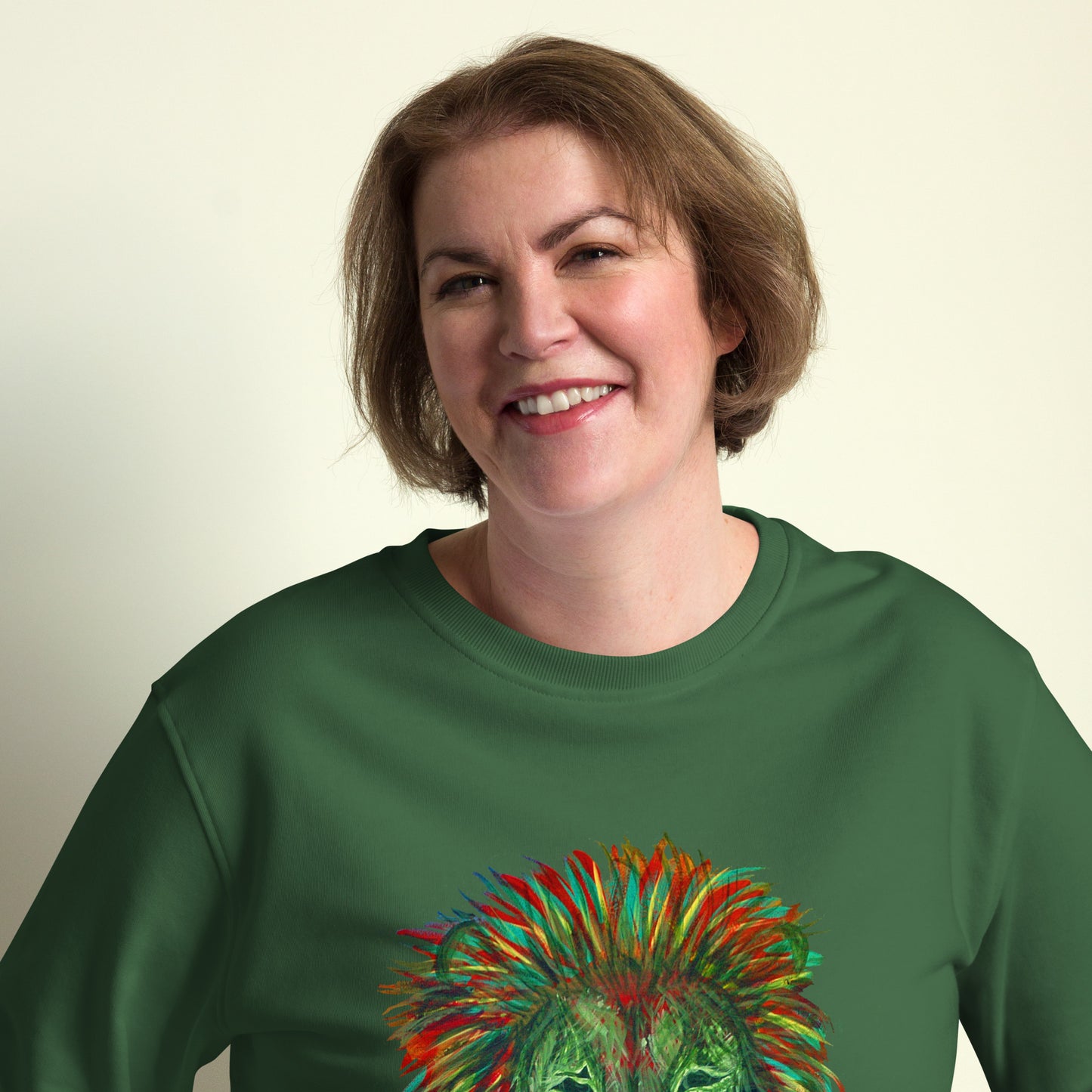 Lion Unisex Organic Sweatshirt