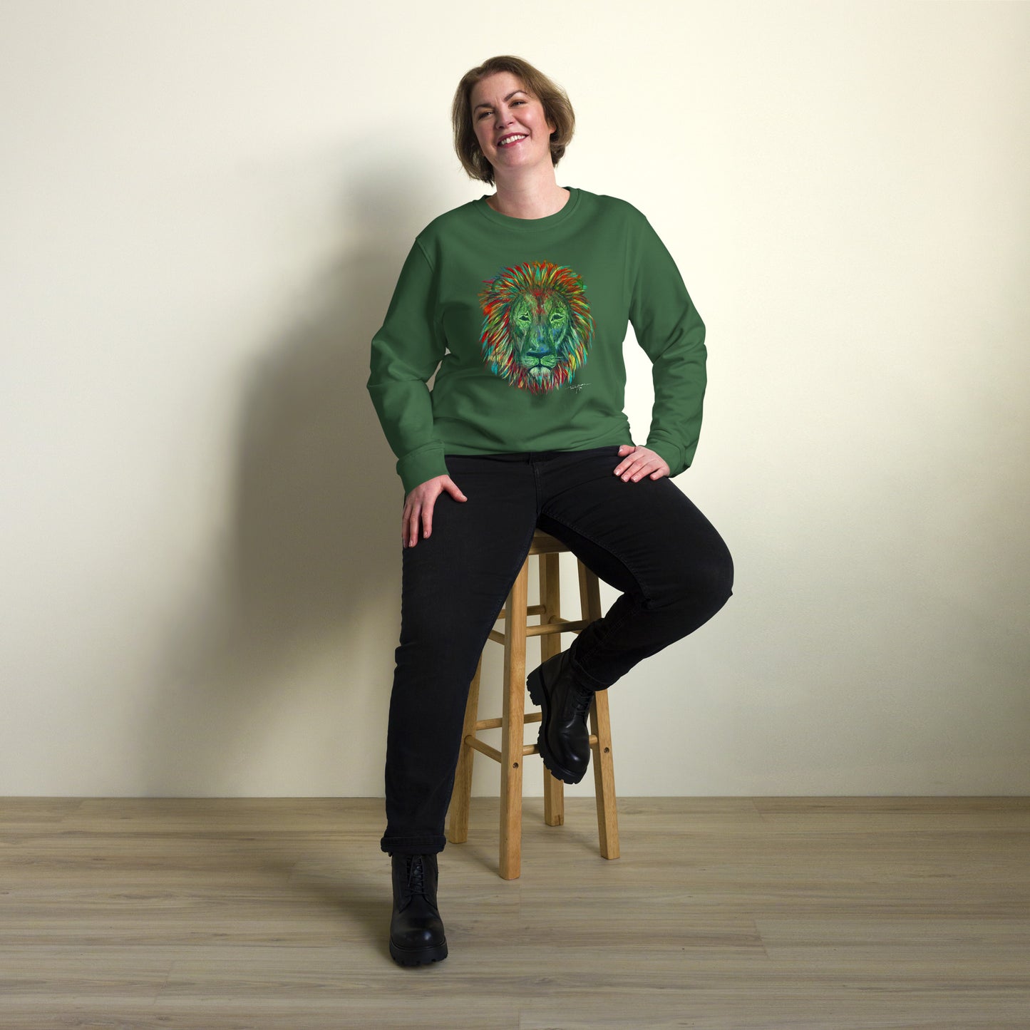 Lion Unisex Organic Sweatshirt
