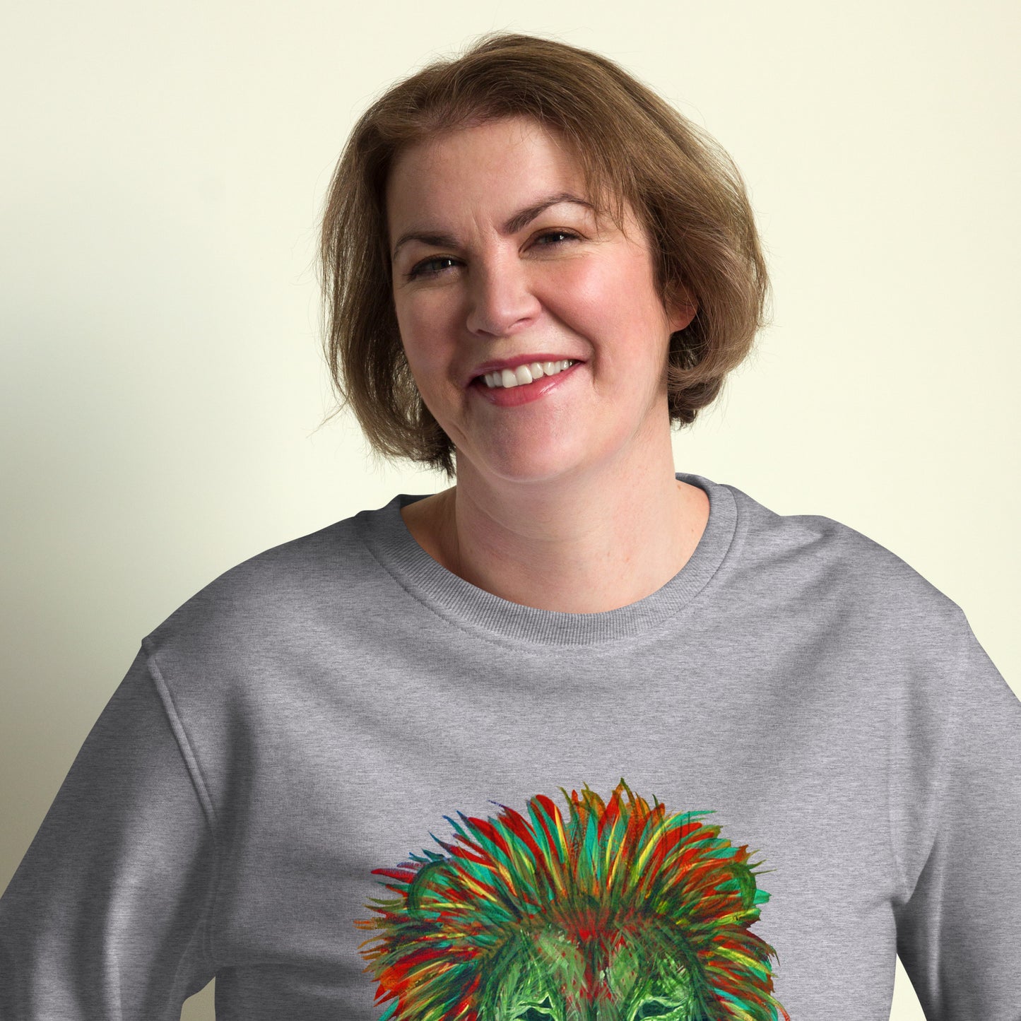 Lion Unisex Organic Sweatshirt