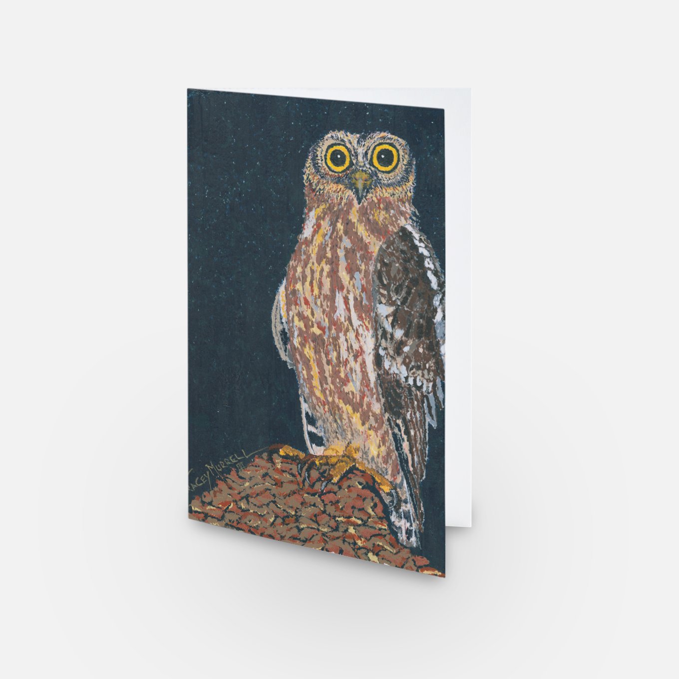 Barking Owl Card