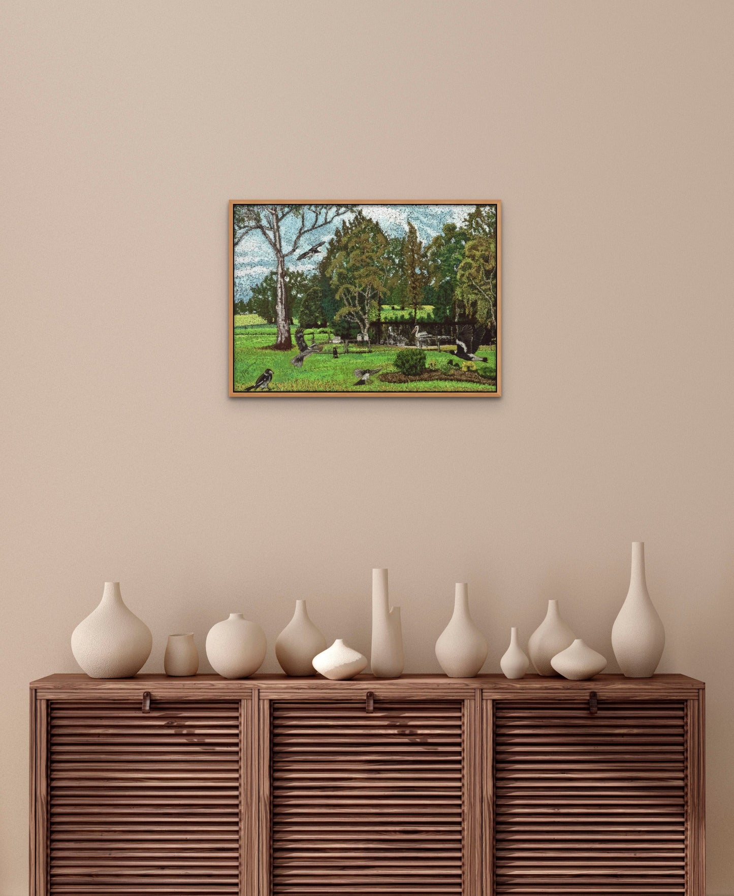 Birds in the Garden Print