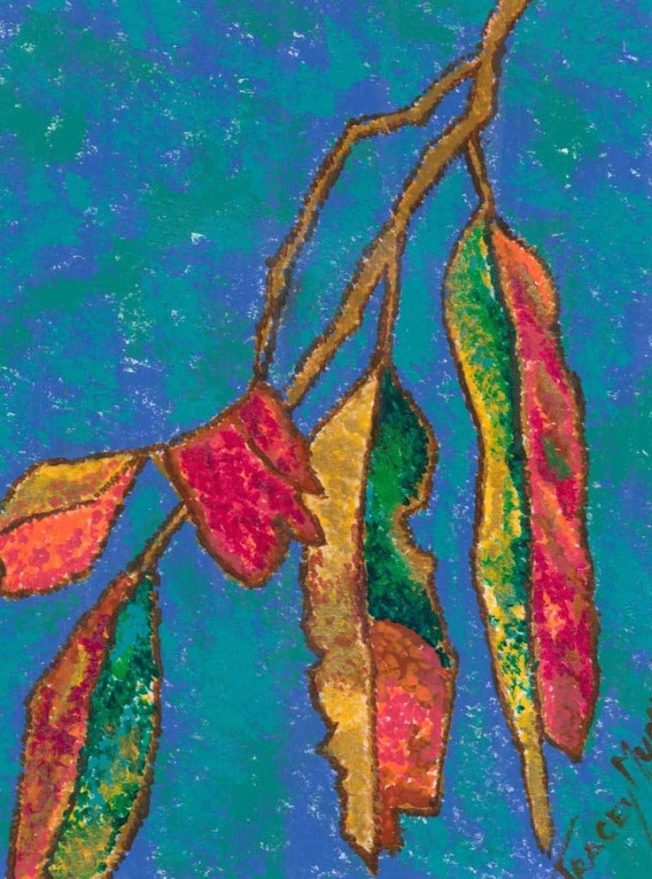Burnished Leaves Card