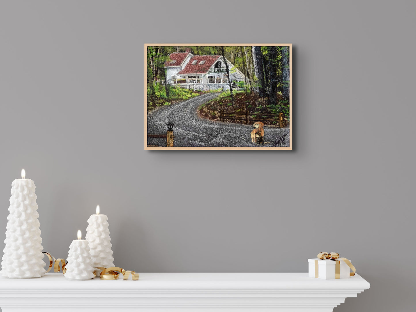 Home in the Forest Print