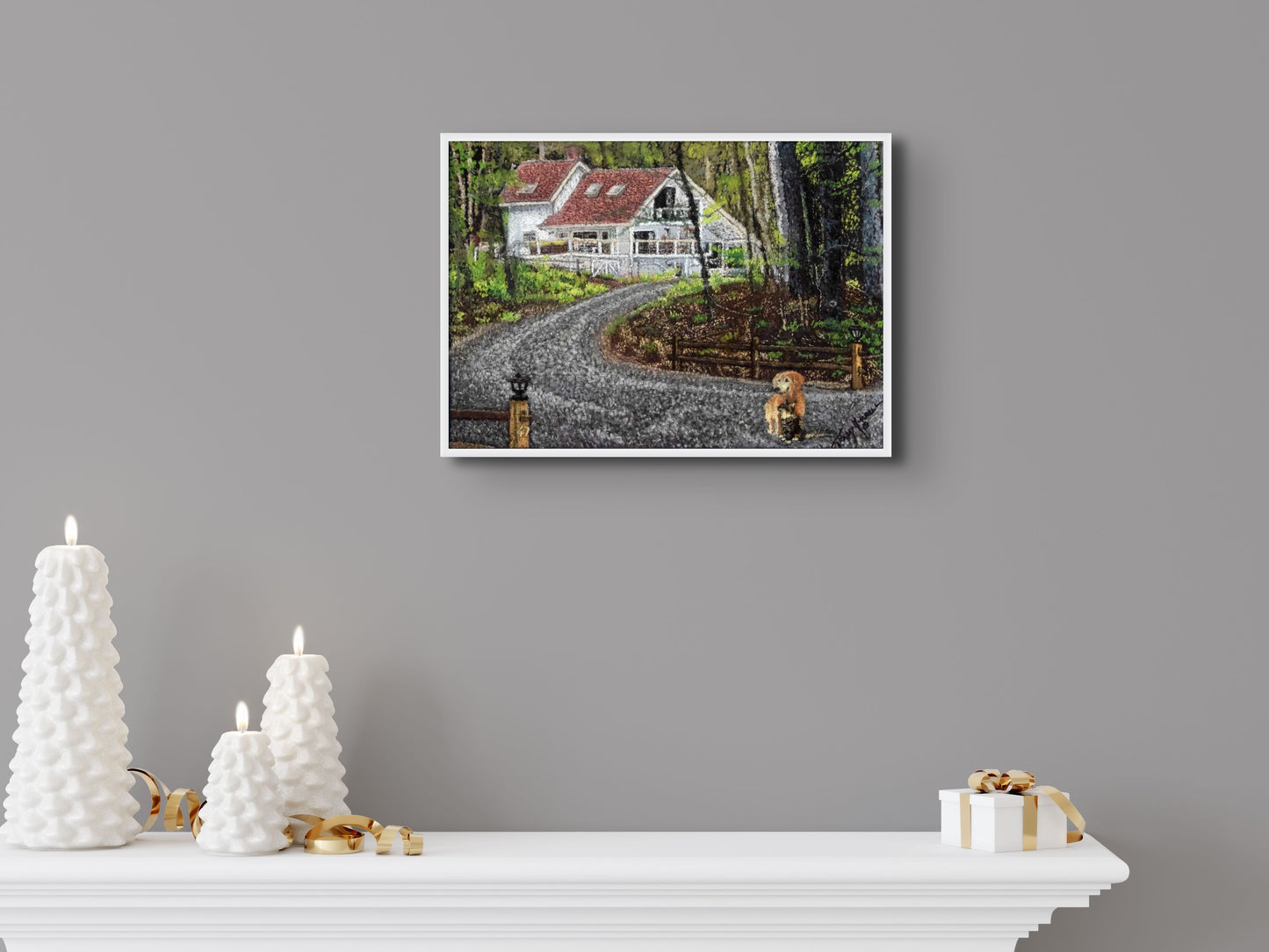 Home in the Forest Print