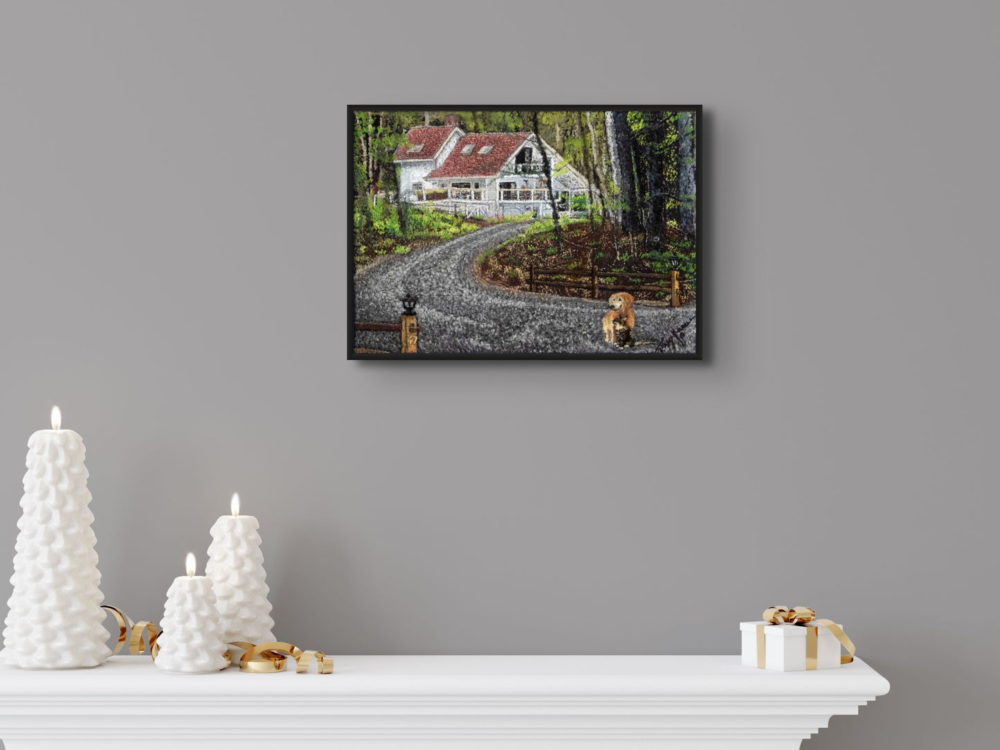Home in the Forest Print