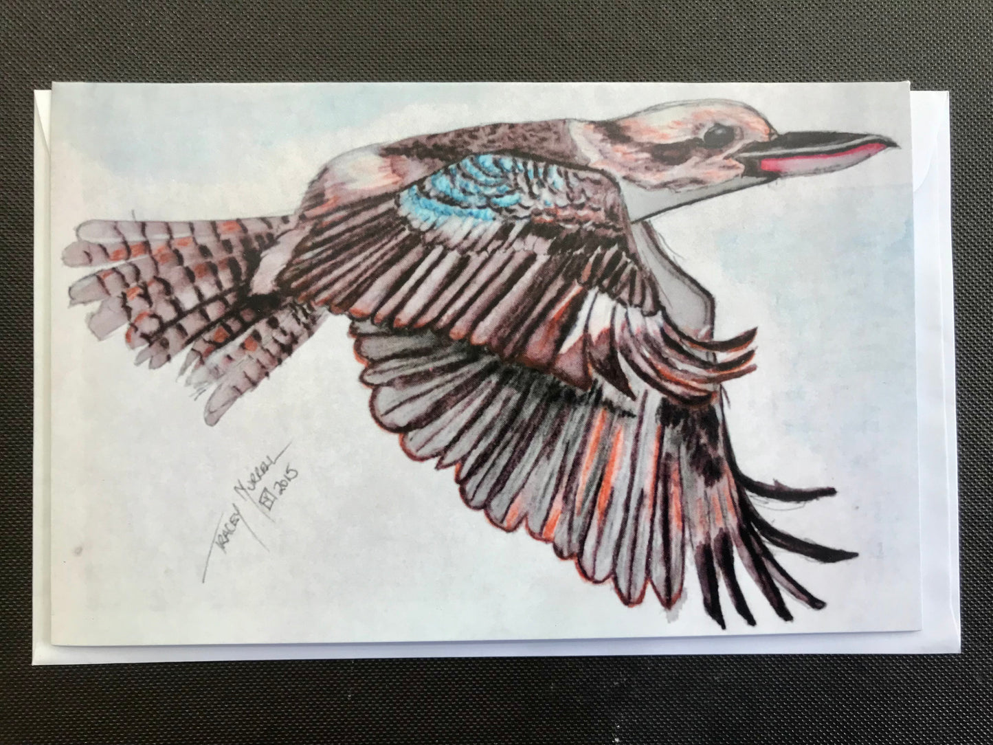 Kookaburra in Flight Card