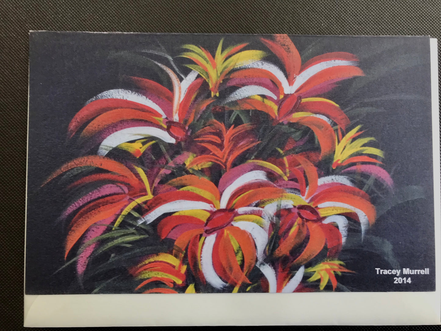 Orange Explosion Card