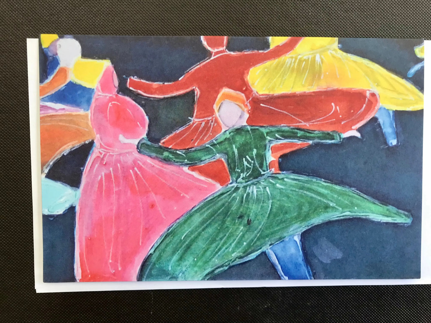 Whirling Dervish Dancers Card - TraceysColourMyWorld