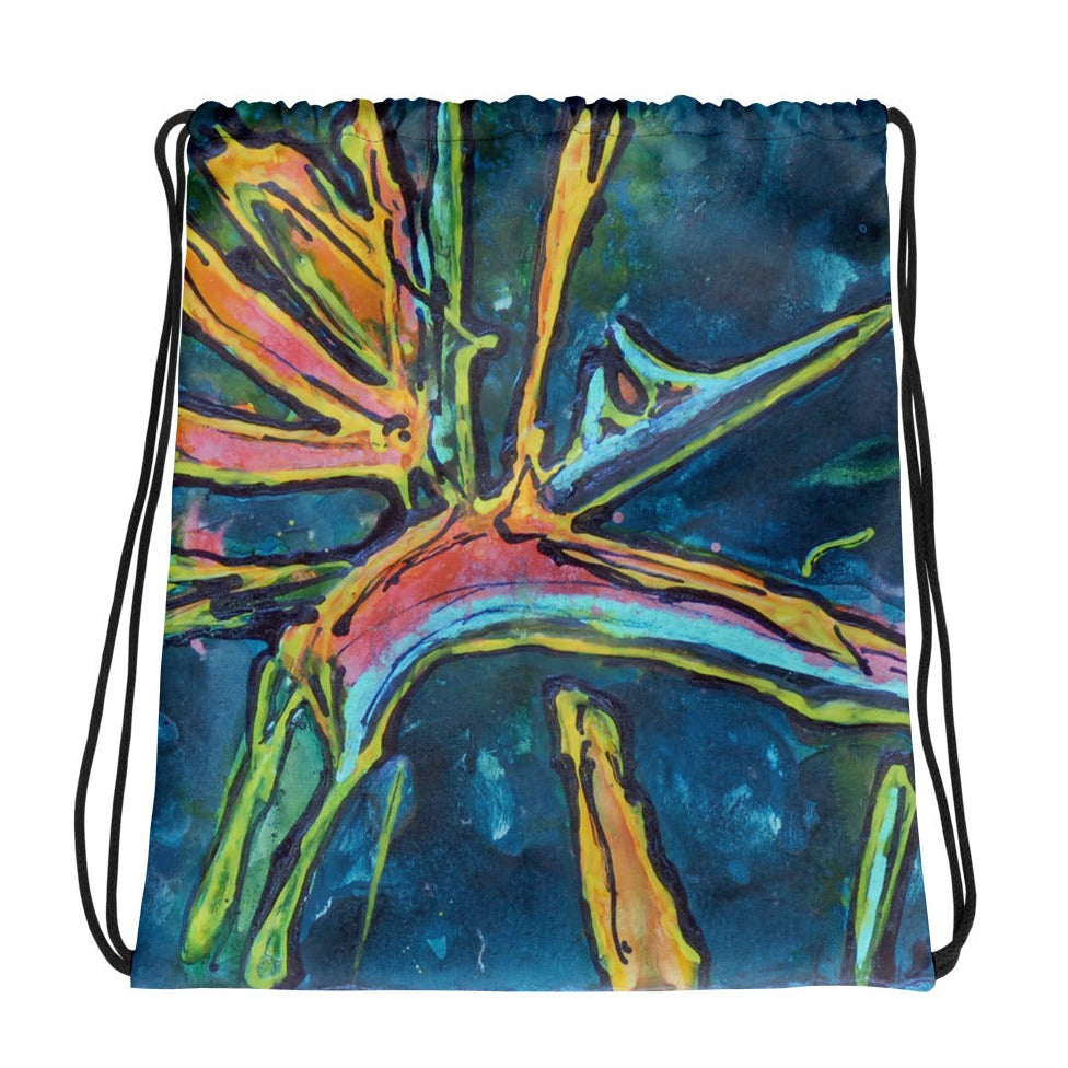 Bird of Paradise Drawstring Bag
