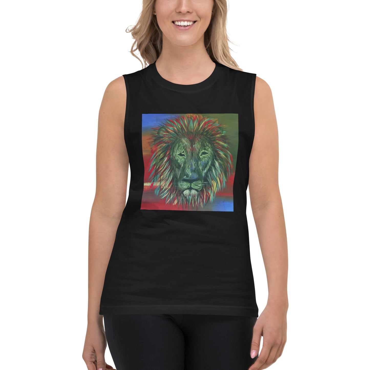 Lion Unisex Muscle Shirt