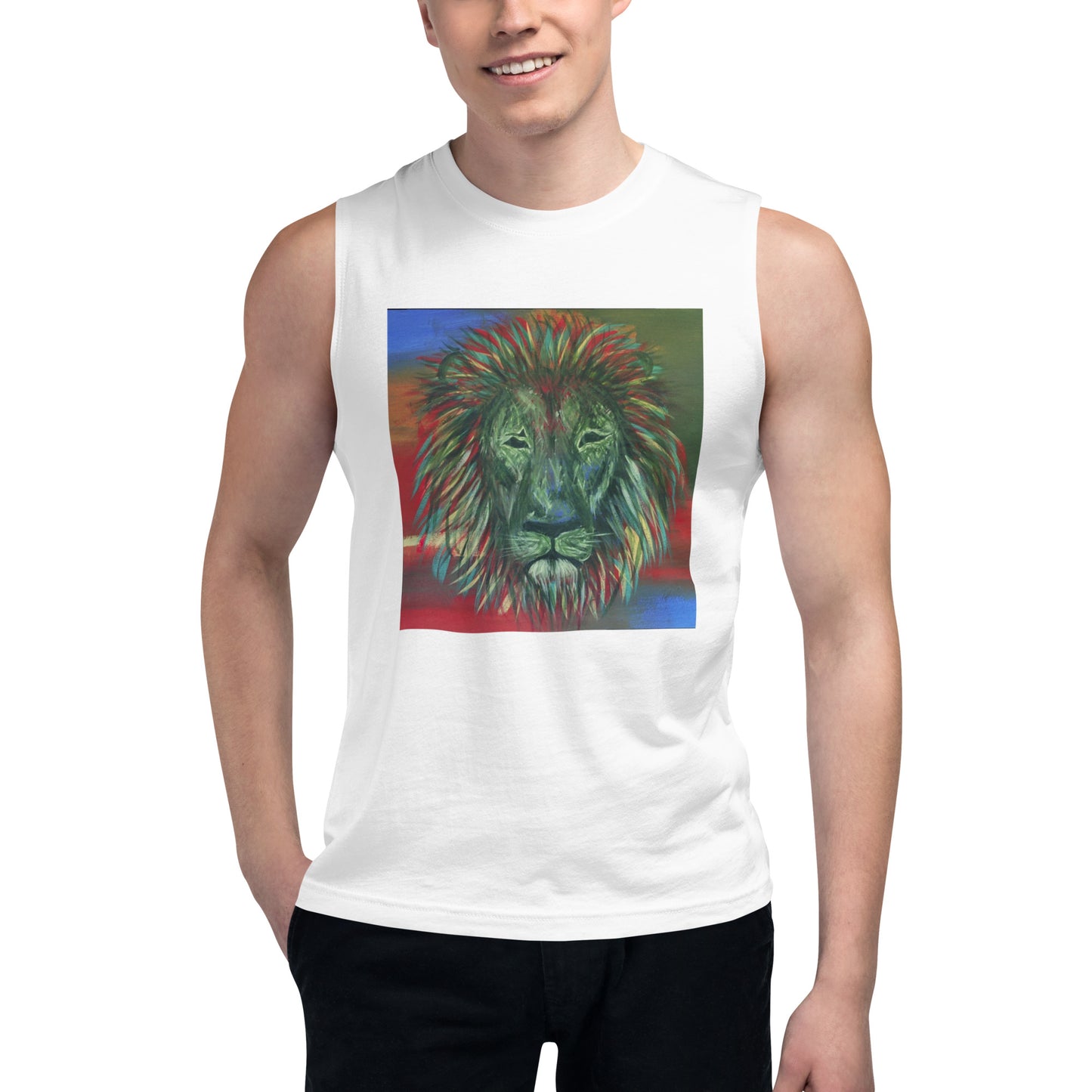 Lion Unisex Muscle Shirt