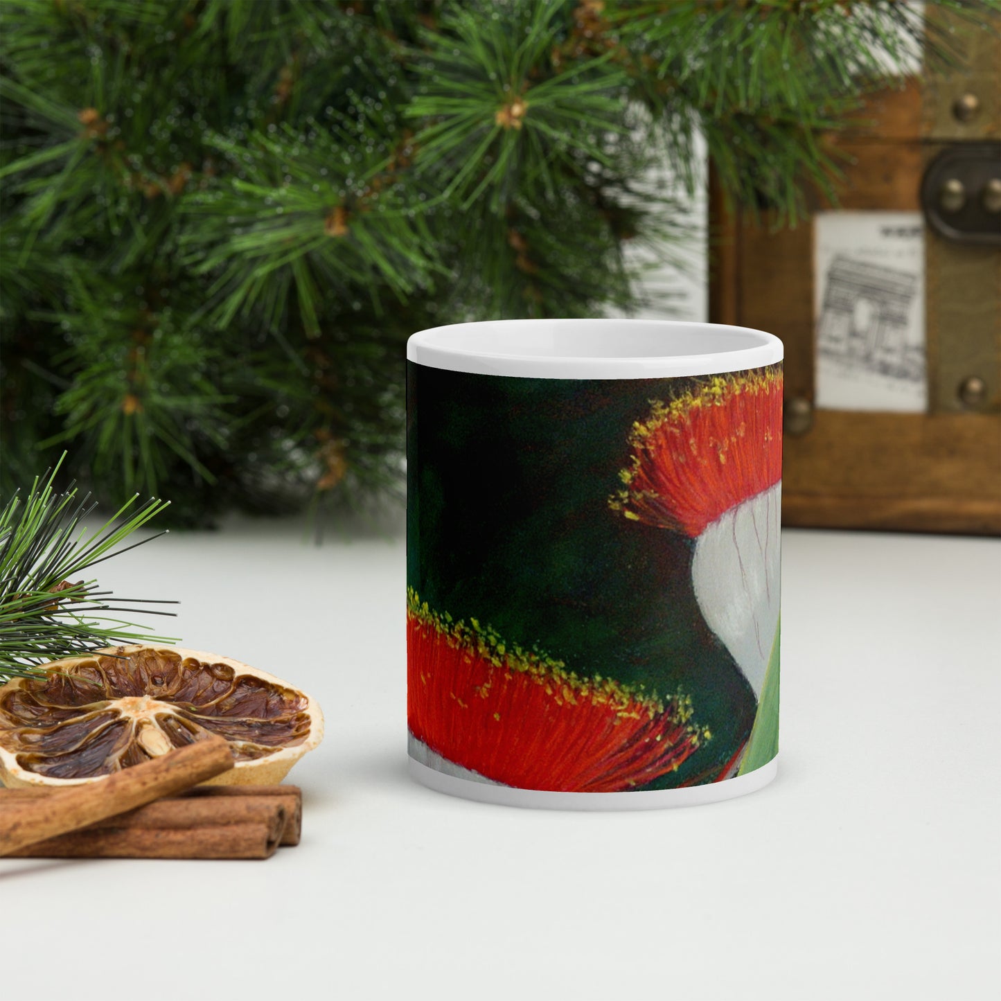 Gum Blossoms Glossy Mug