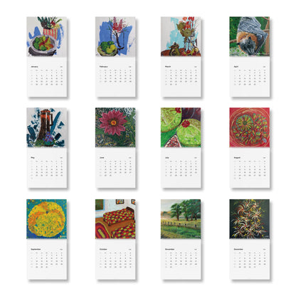 Artistic Wall Calendar 2026 - Nature Inspired, Home Decor, Planner, Gift for Art Lovers, Monthly Calendar