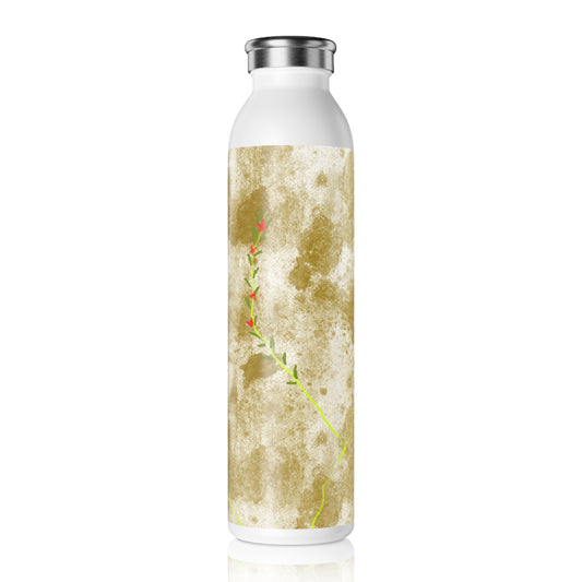 "Even in Decay, There is Life' Slim Water Bottle