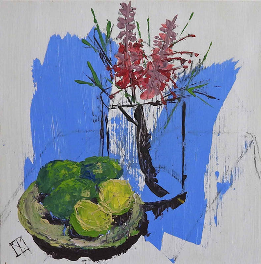 Still Life with Bowl of Limes
