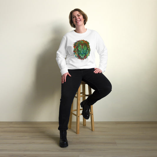 Lion Unisex Organic Sweatshirt