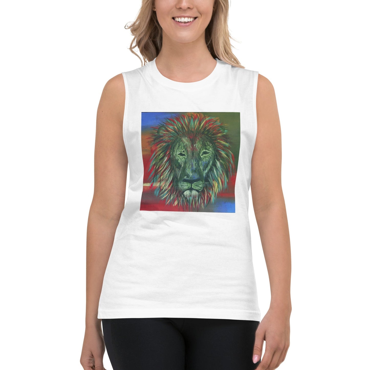 Lion Unisex Muscle Shirt